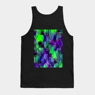 Abstract Poisoned Heart Blossom made from Hearts (MD23Val002) Tank Top